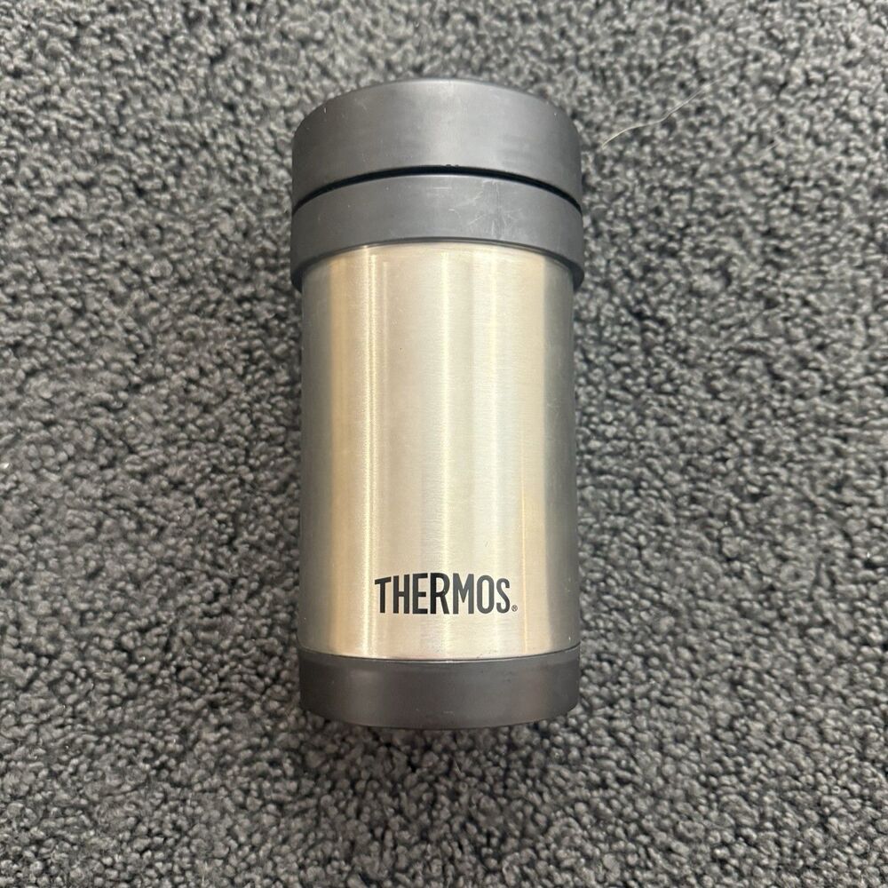 Thermos 16 oz. Vacuum Insulated Stainless Steel Food Jar - Silver/Black
